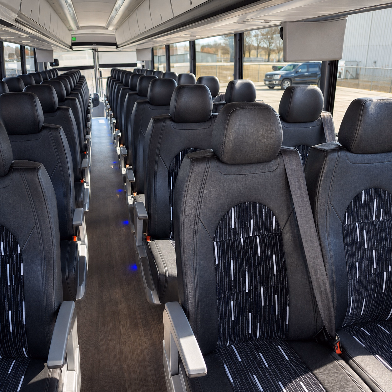 let a charter bus handle the long ride to the state capitol