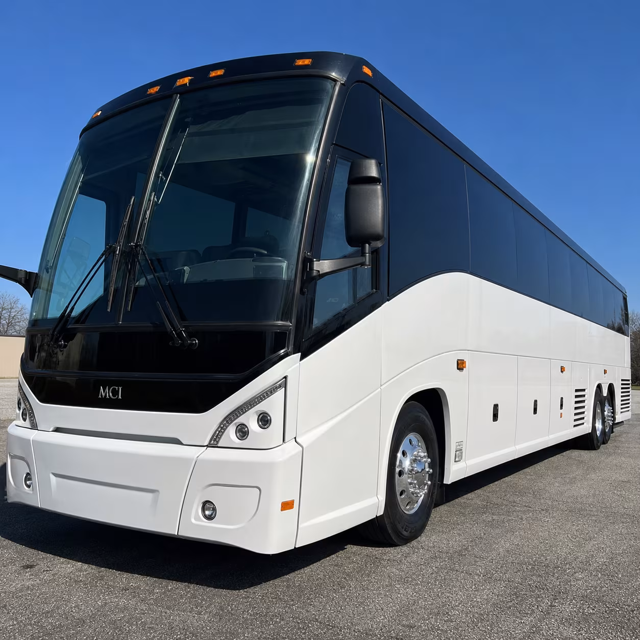 on the way to valiant vineyards in vermillion a charter bus makes the i 29 run easy