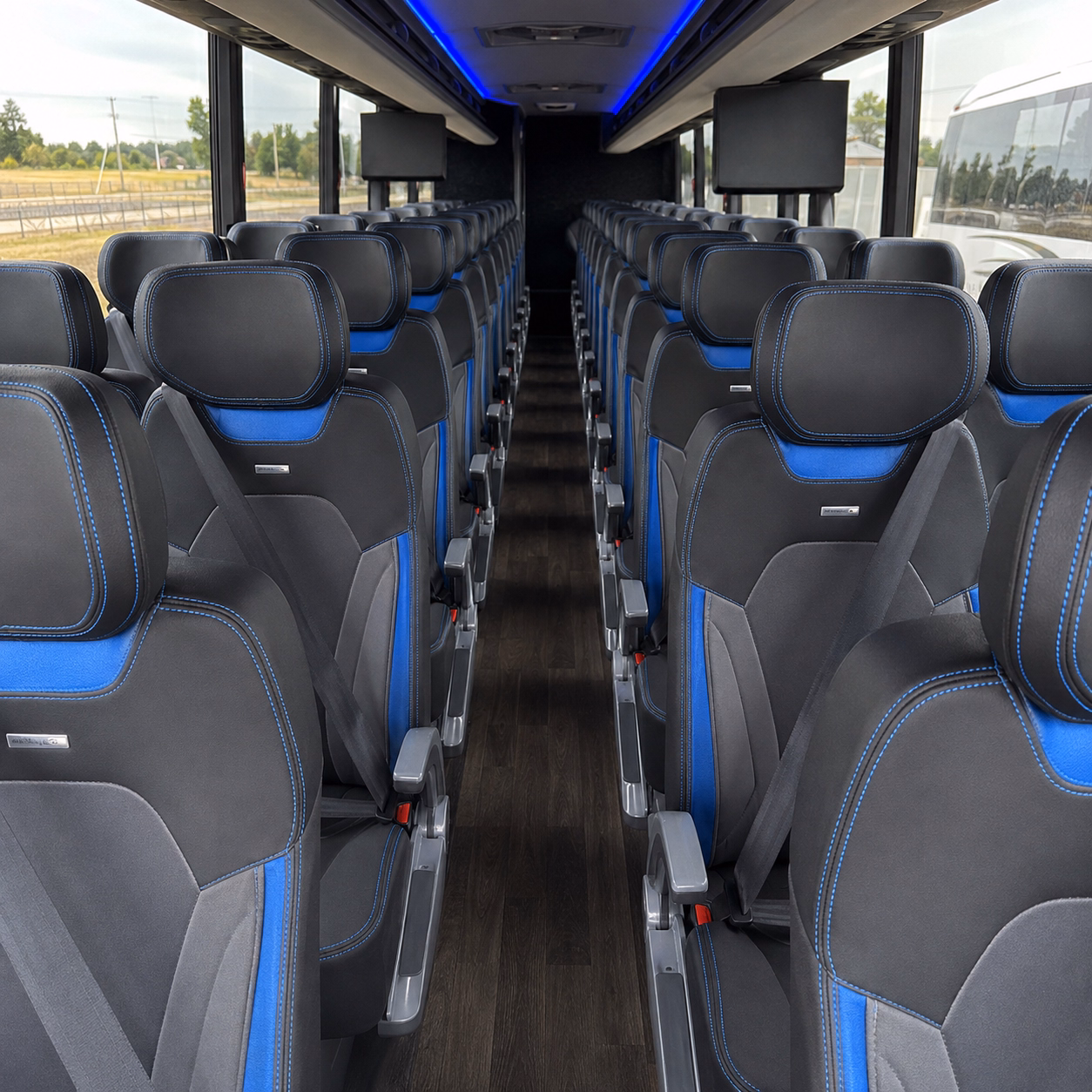 sioux falls charter bus interior