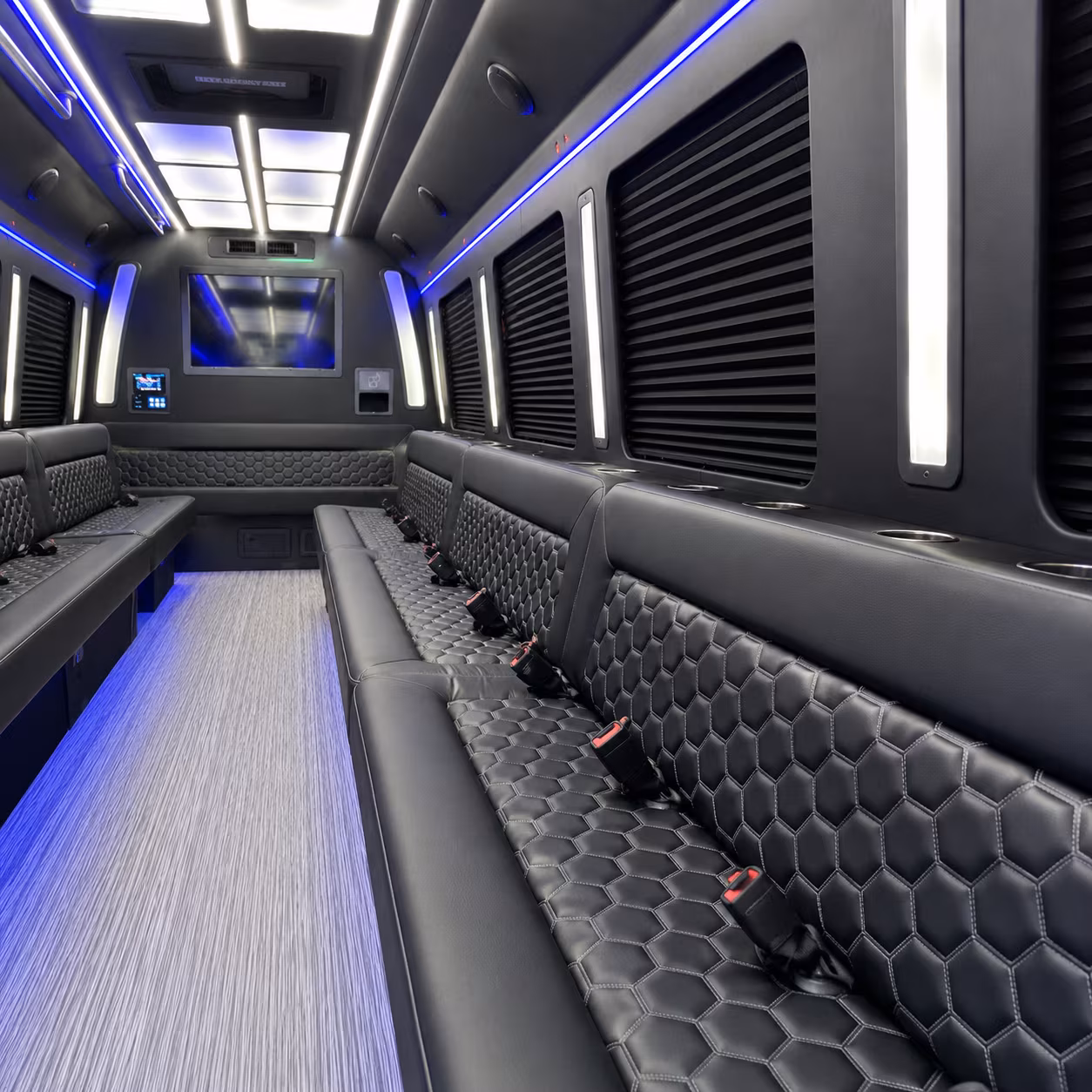 sioux falls party bus rental interior